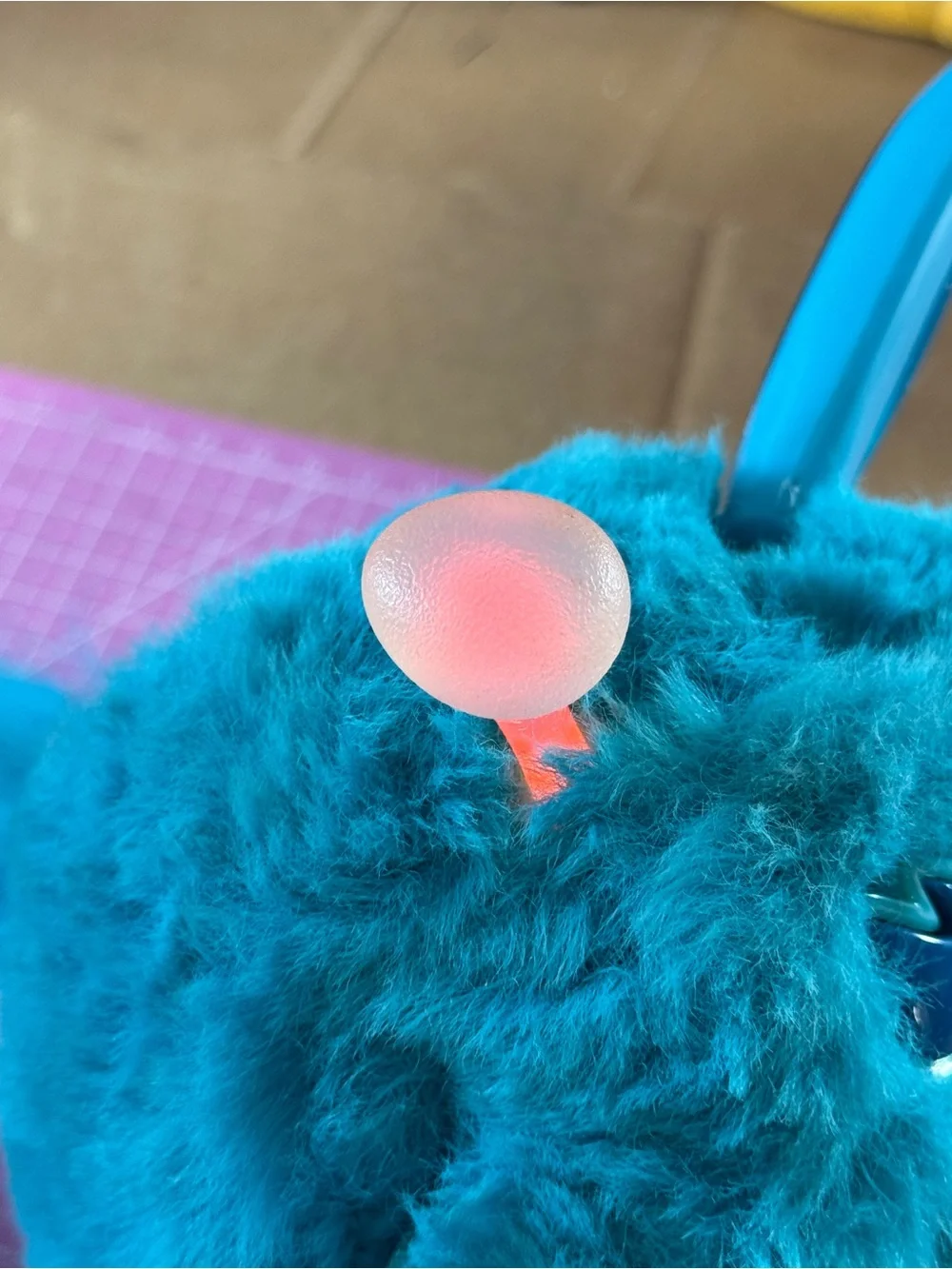 Furby Connect Teal Blue with Sleep Mask Bluetooth 2016 Hasbro